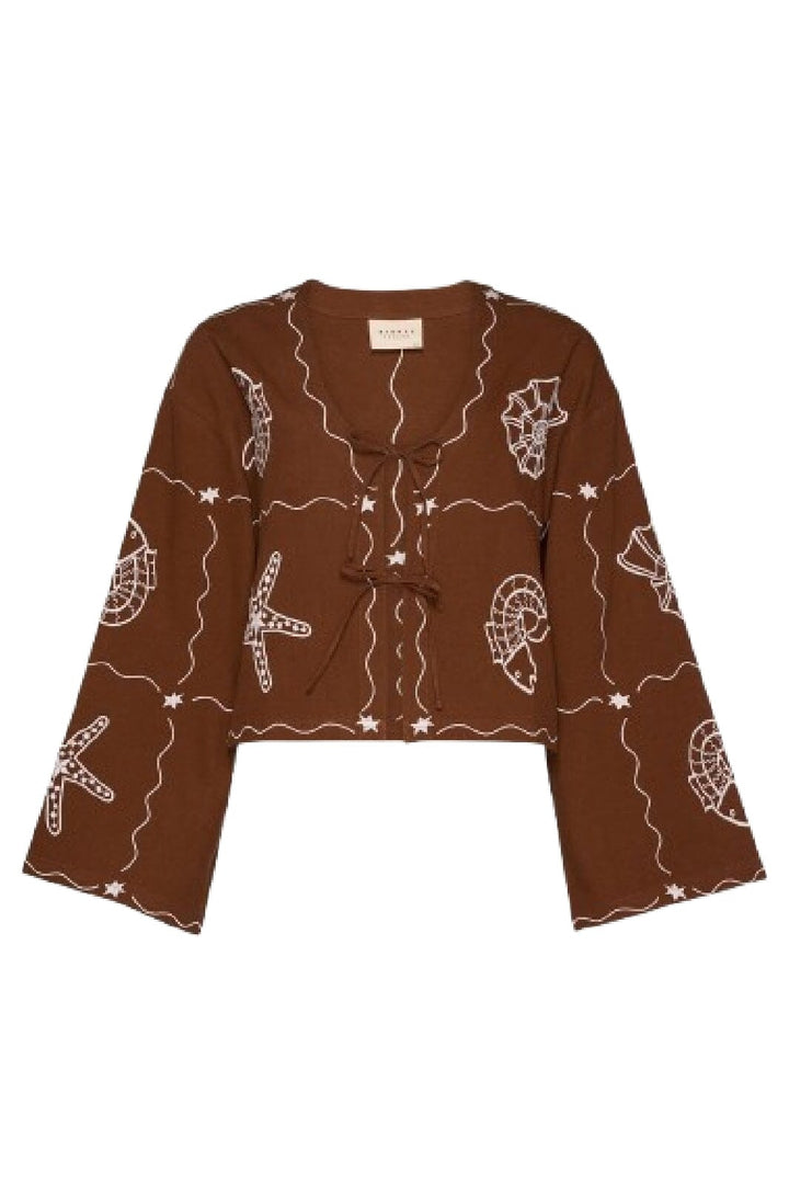 Sissel Edelbo - Seashell Top SE 1631 - Soft Brown