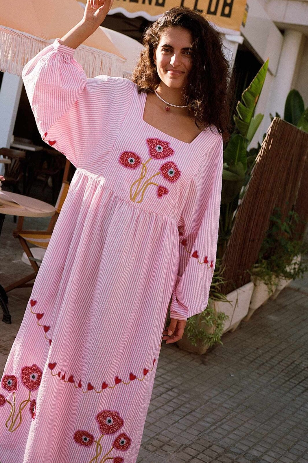 Sissel Edelbo - Wenke Dress SE 1643 - Pink Stripes