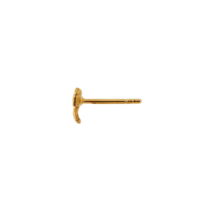 Forudbestilling - Stine A - Petit Bow Earring With Stone - Single - 1344-02-S Øreringe