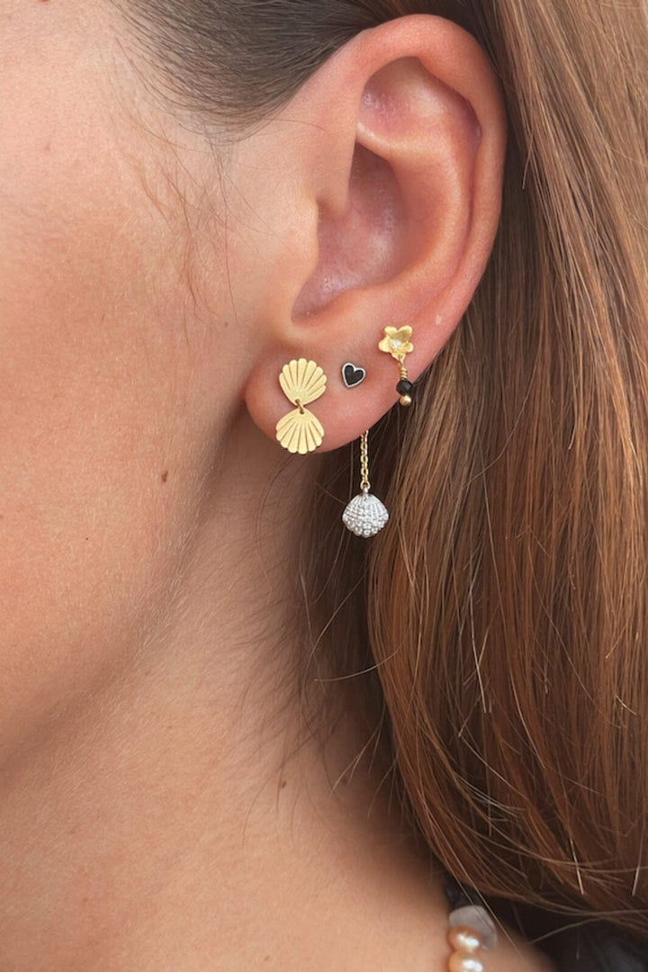 Forudbestilling - Stine A - Two Petit Shell Earring - 1318-02--S Øreringe