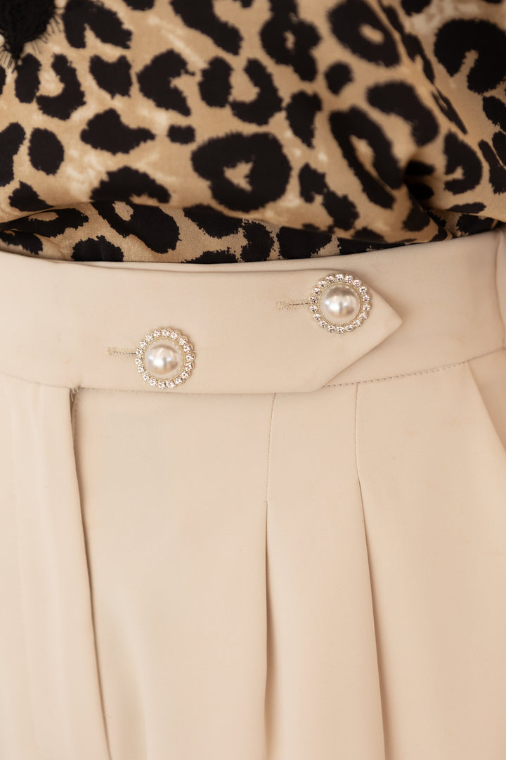 Forudbestilling - Valentin Studio - Josie Pants - Ivory Bukser