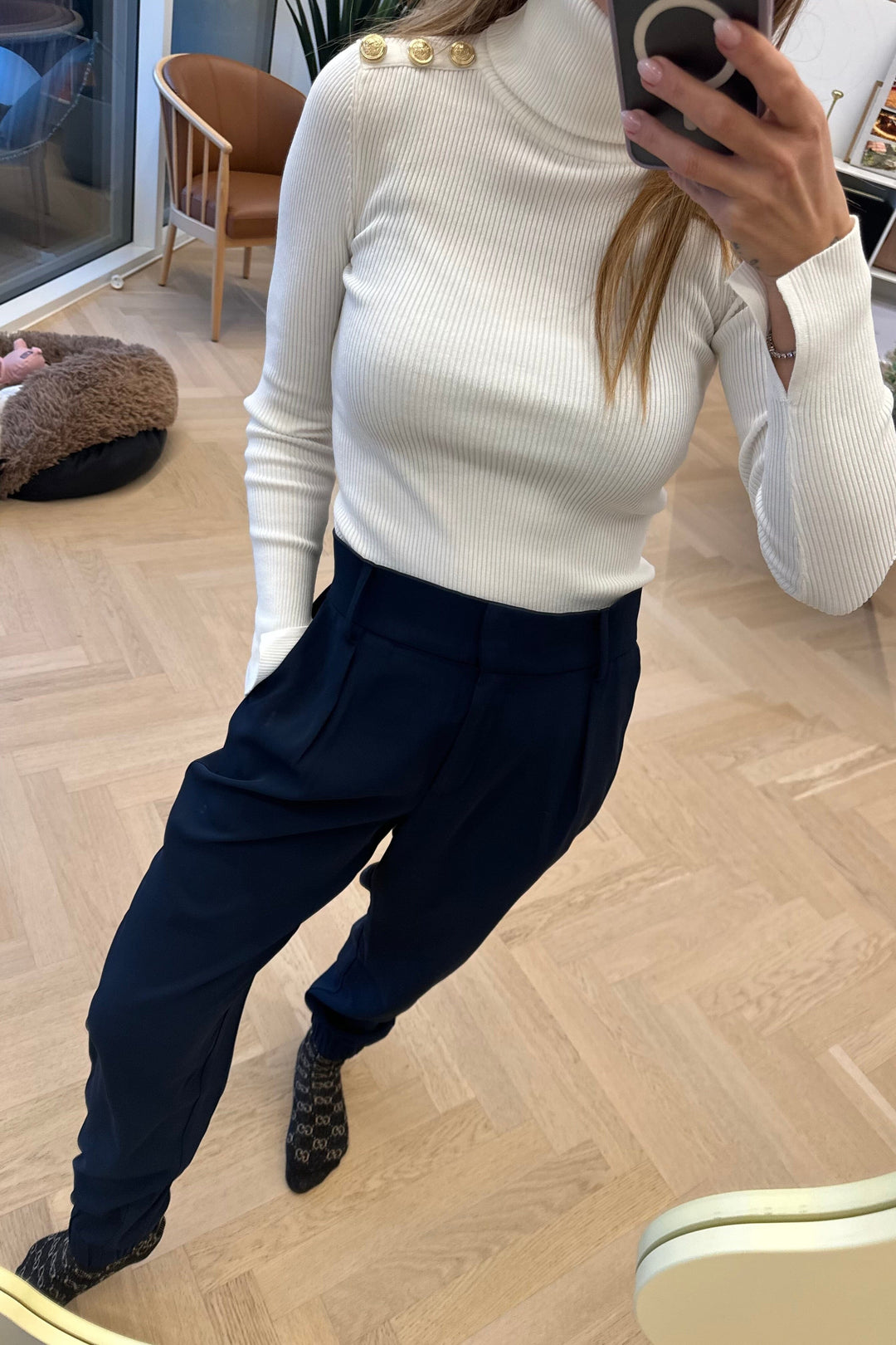 Forudbestilling - Valentin Studio - Pretty Pants - Navy Bukser