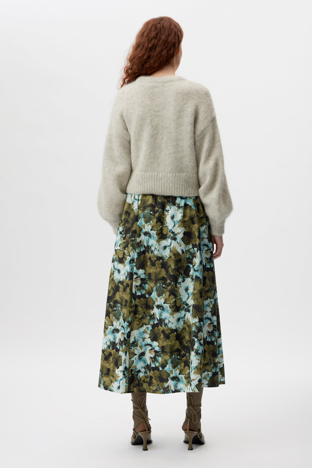 Gestuz - BlishaGz HW Skirt - Artistic Blue Flower Nederdele