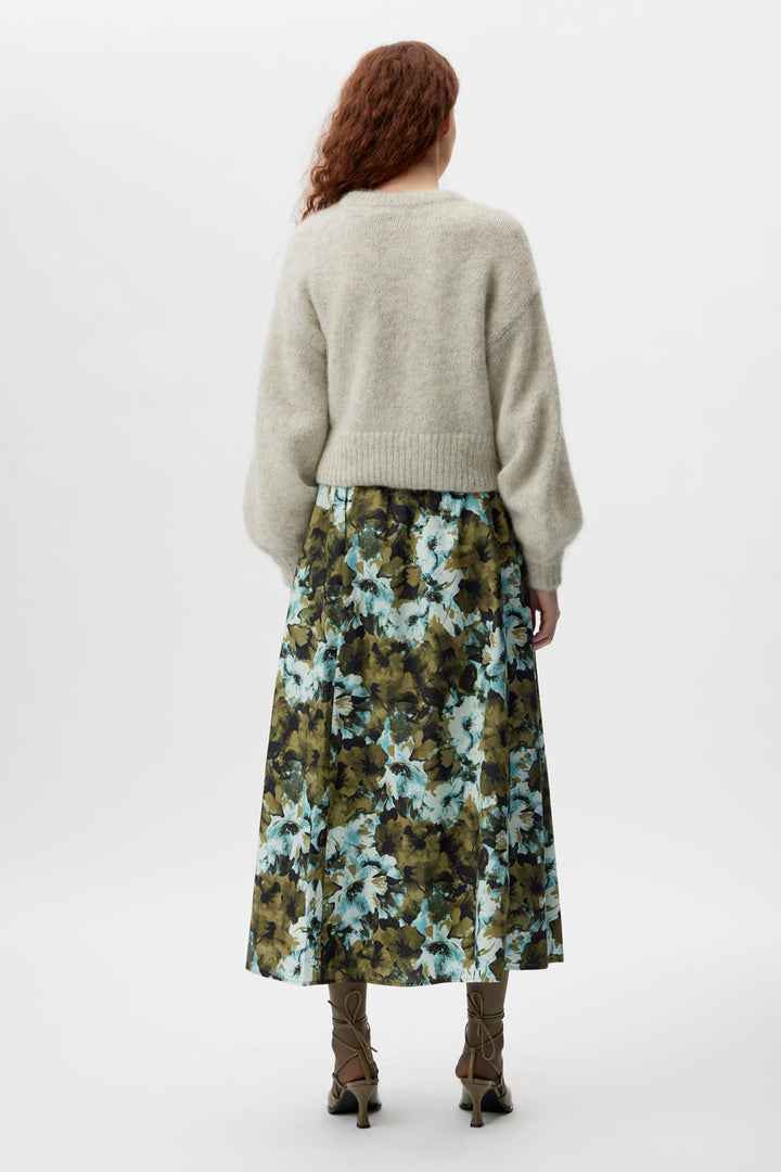 Gestuz - BlishaGz HW Skirt - Artistic Blue Flower Nederdele