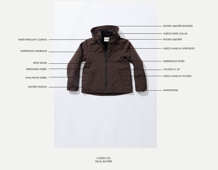 Global Funk - Caden S-G 51140611 - 468 - Dark Coffee Jakker