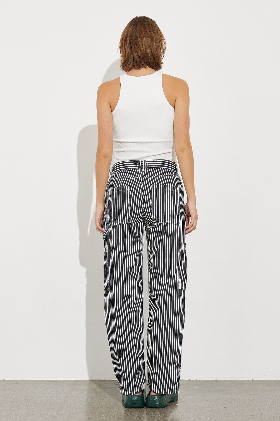 Global Funk - Emilu-G - Navy blue stripe Bukser