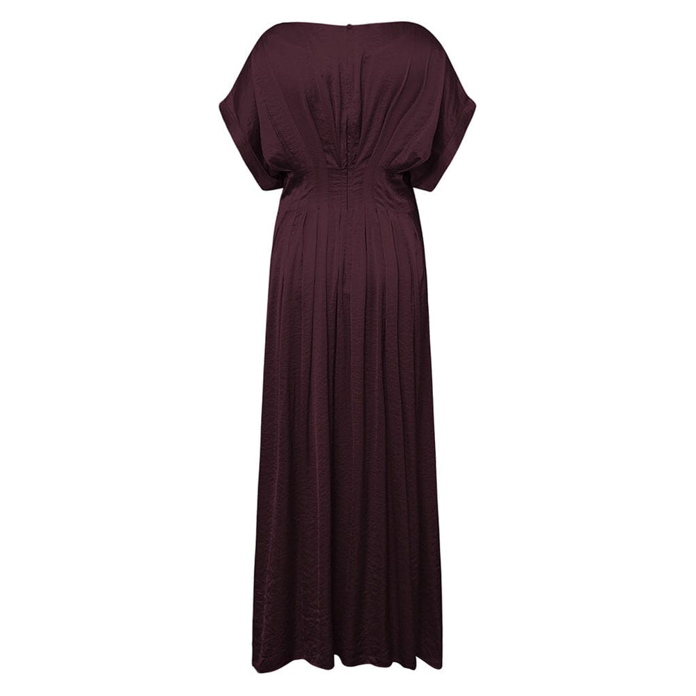 Gossia - Berbellgo Sia Dress G2944 - Plum Kjoler