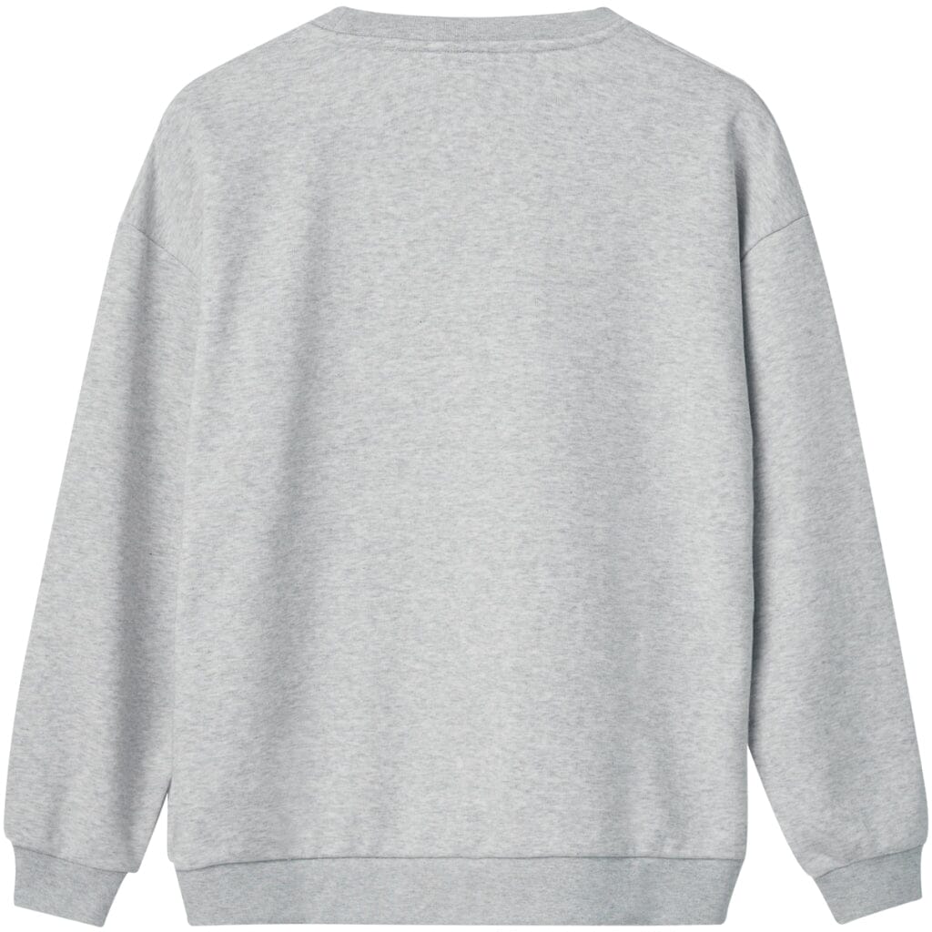 H2O - Base Woman Sweat O'Neck - 1020 Lt. Grey Mel Sweatshirts