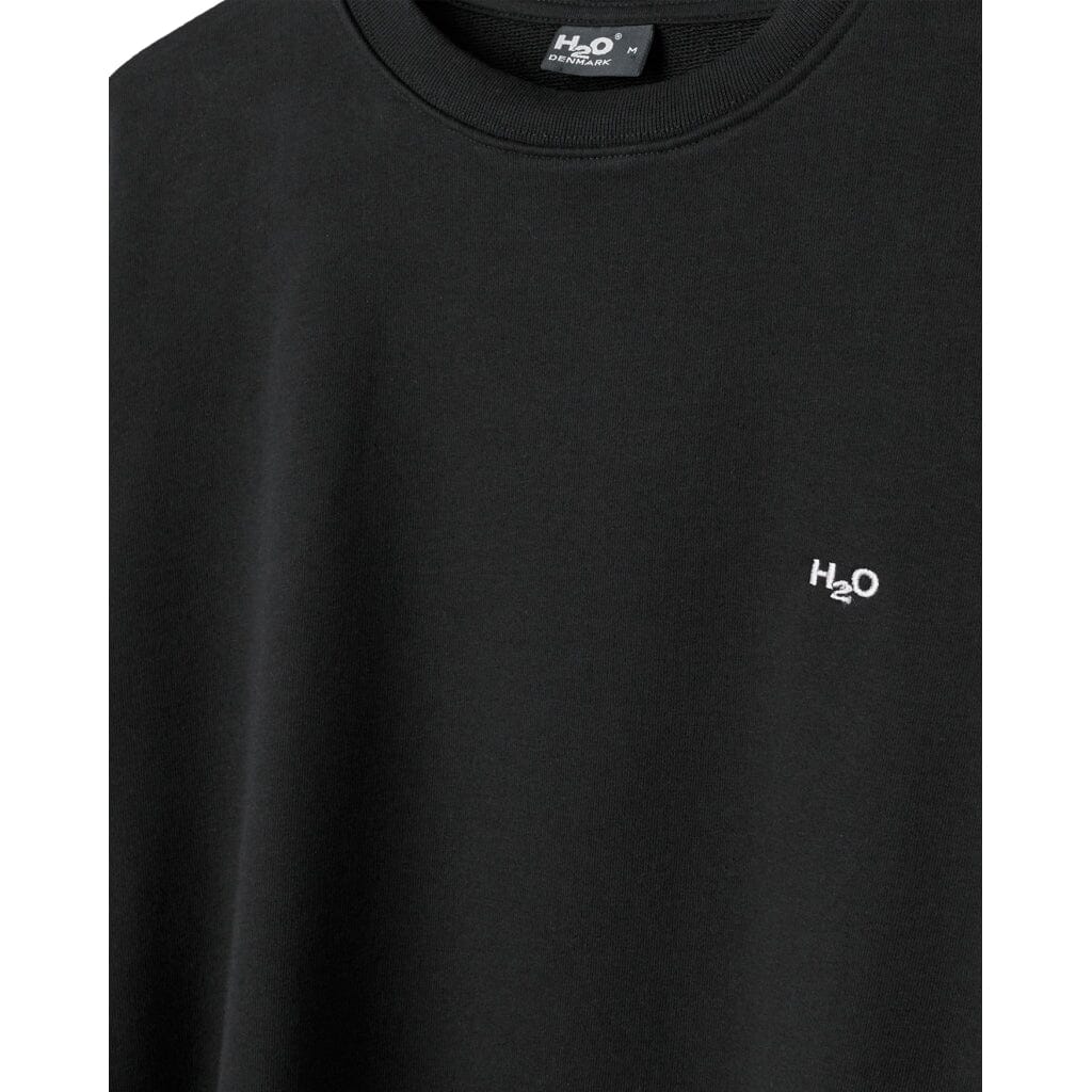 H2O - Base Woman Sweat O'Neck - 3500 Black Sweatshirts