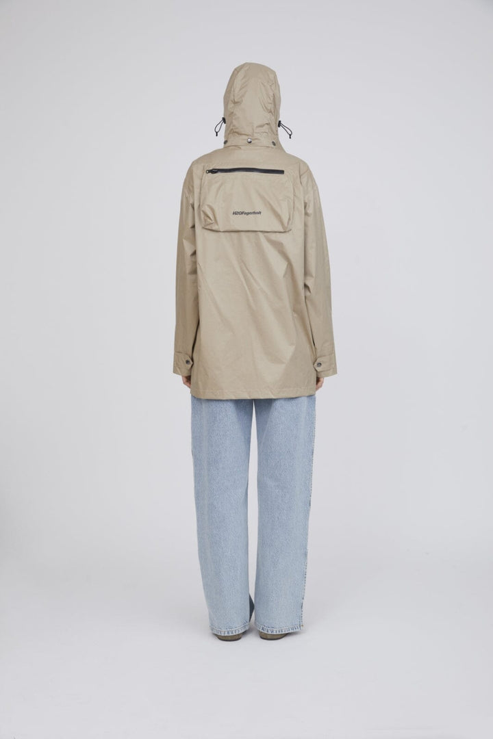 H2O Fagerholt - Tech3 Rain Coat - 3570 Sand Regntøj