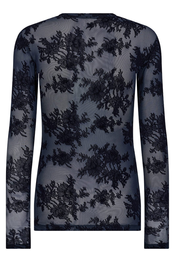 Hype The Detail - Lace Blouse 851-14 - 49 - Navy