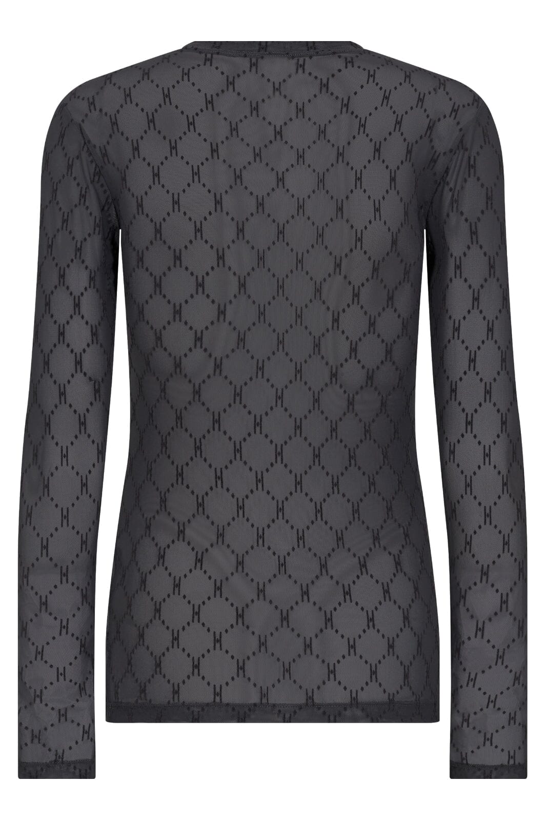 Hype The Detail - Mesh Blouse 300-14 - 8 - Grå