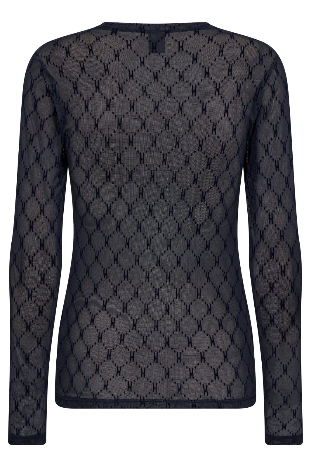 Hype The Detail - Mesh Blouse - 49 Navy