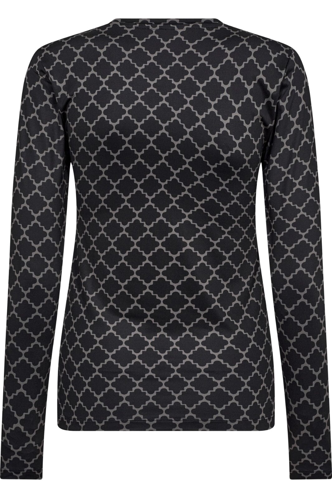 Hype The Detail - Printed Blouse 200-14 - 37 Sort Bluser