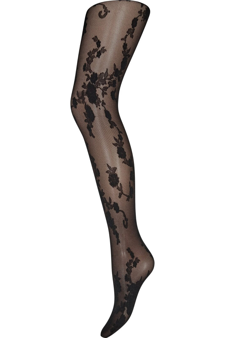 Hype The Detail - Tights Lace 25Ap - Sort Strømpebukser