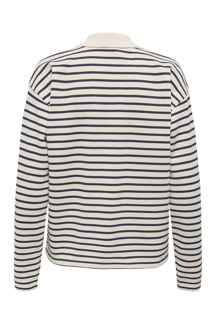 JDY - Jdyvilla Polo L/S Shirt - 4850824 Sandshell Total Eclipse