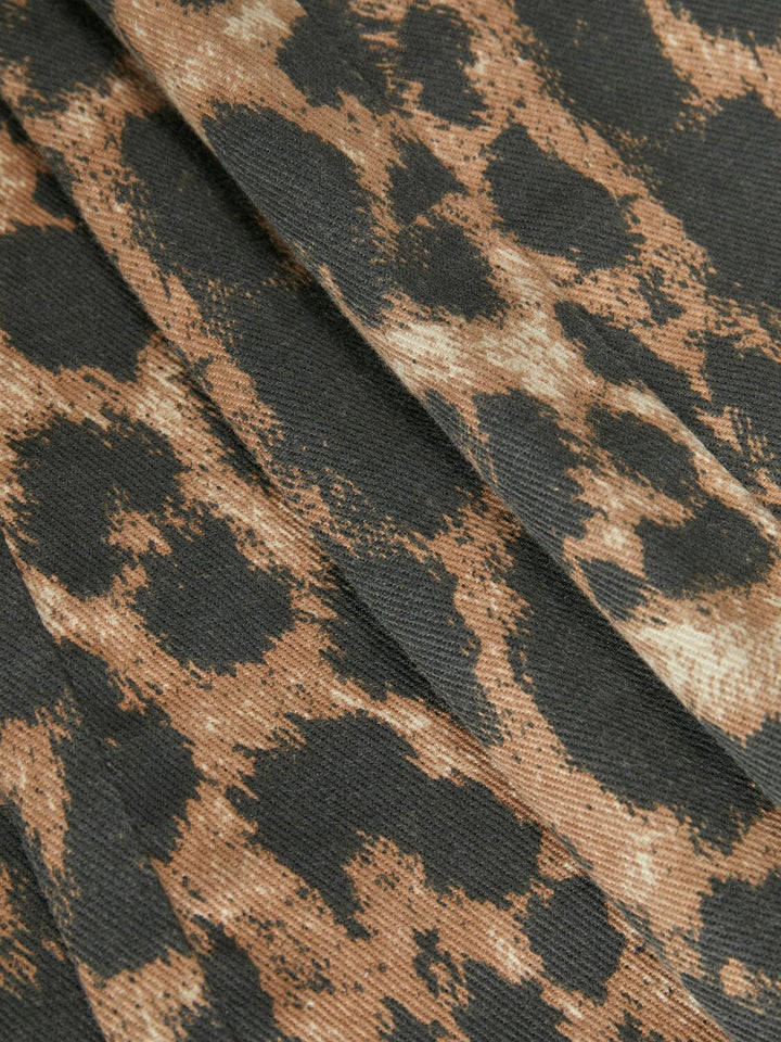 Jjxx - Jxtatiana Leo Slim Stra Pant - 4705752 Cornstalk Leopard Bukser