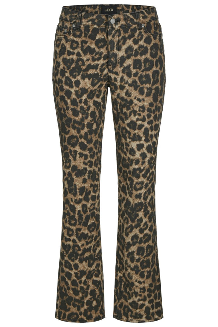 Jjxx - Jxtatiana Leo Slim Stra Pant - 4705752 Cornstalk Leopard