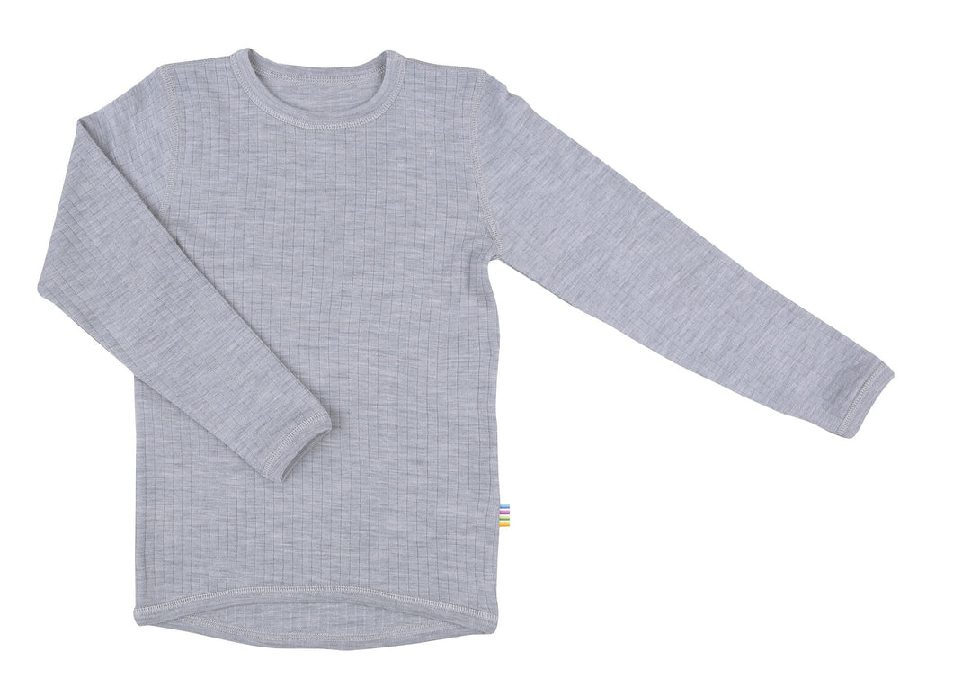 Joha - Shirt w/long sleeves - Light Grey Melange