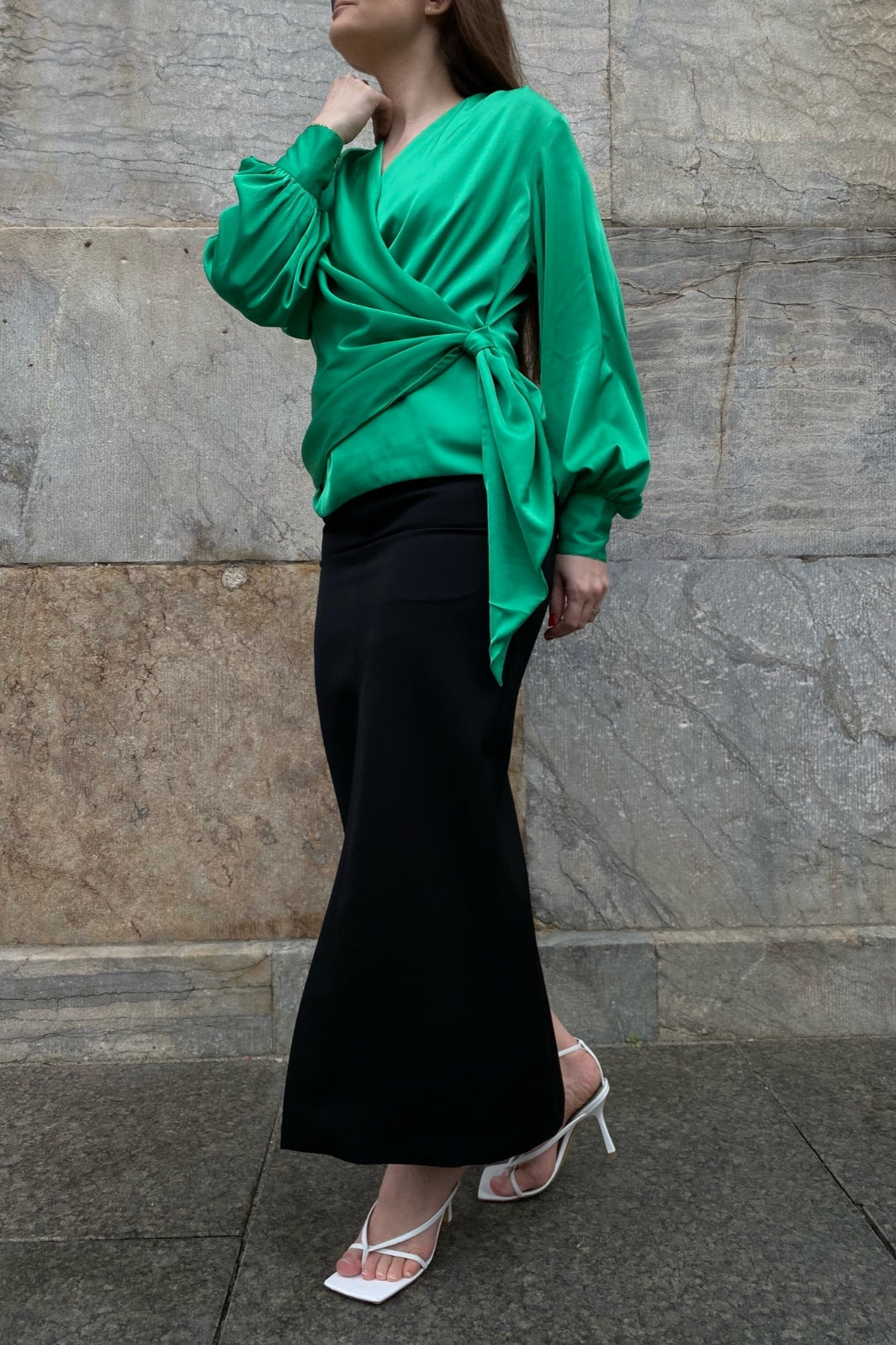 Karmamia - Ines Blouse - Emerald