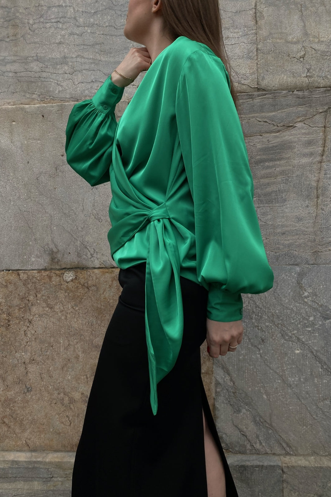 Karmamia - Ines Blouse - Emerald