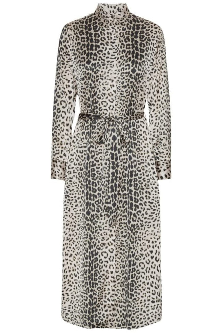 Karmamia - Jean Dress 2123 - Nude Leopard Kjoler