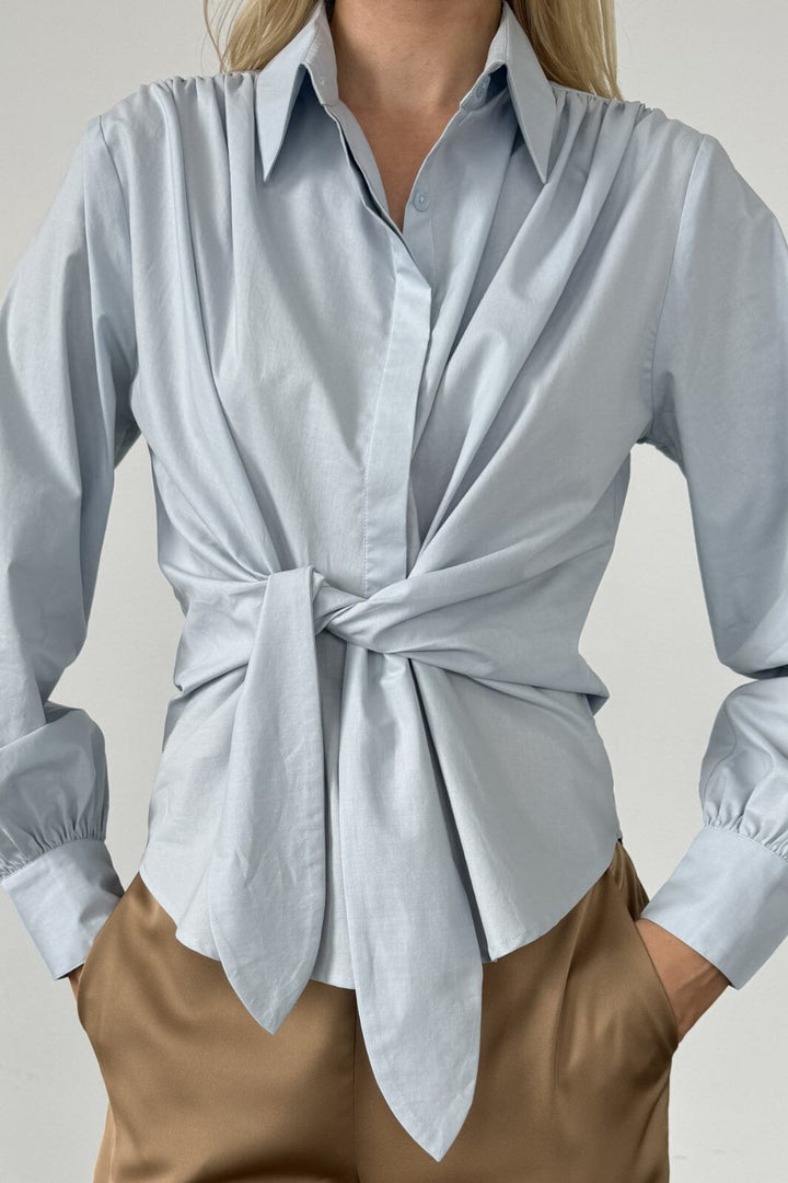Karmamia - Lee Shirt - Powder Blue