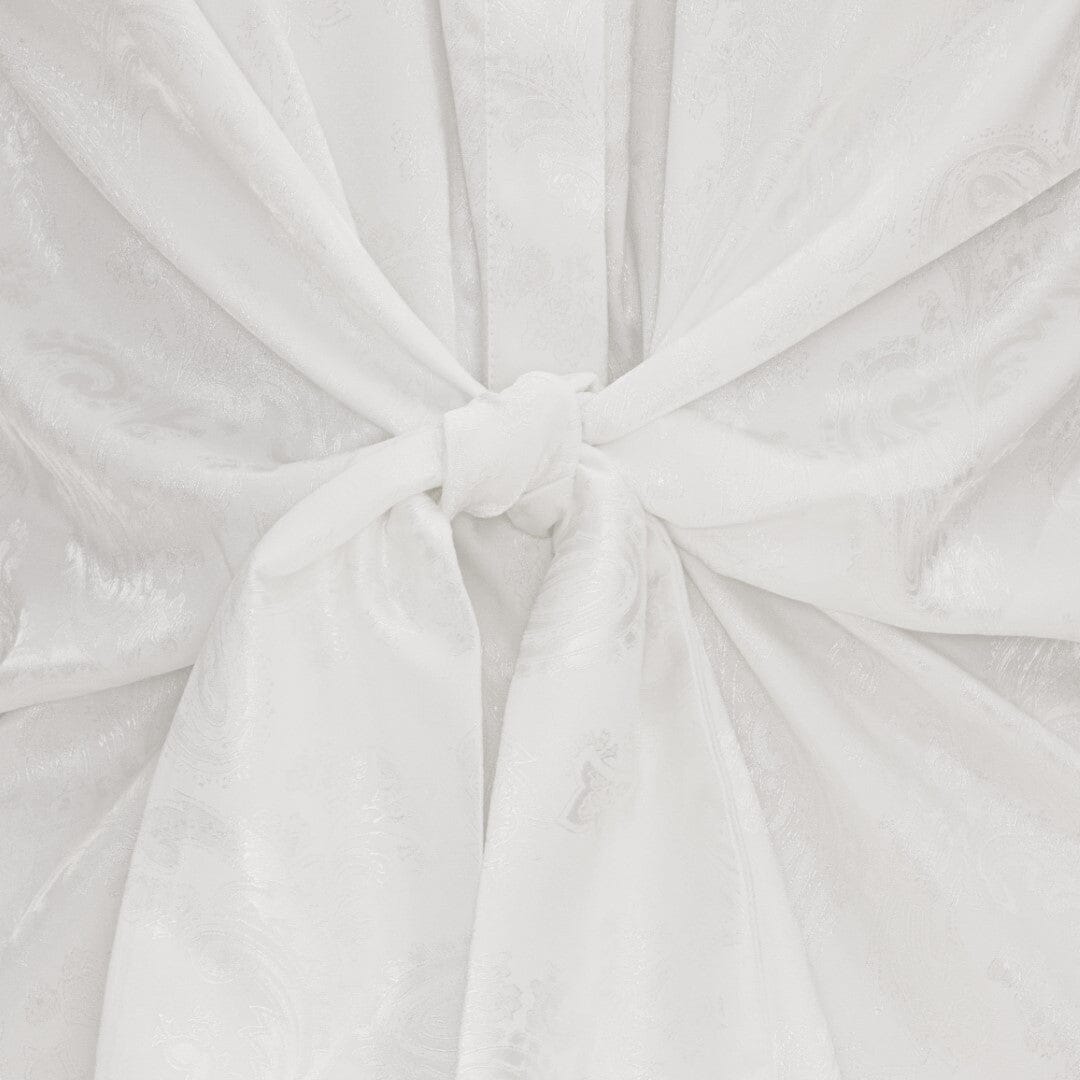 Karmamia - Lee Shirt - White Paisley Jacquard