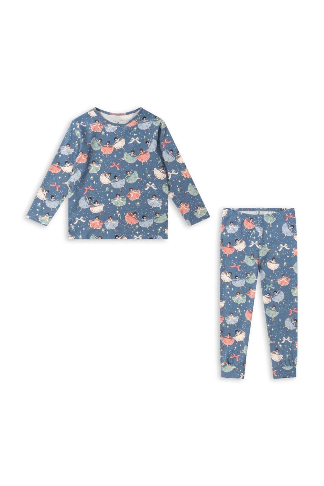 Konges Sløjd - Basic Blouse/pants Set Gots Ks104214 - Snow Bow Ballerina Sæt
