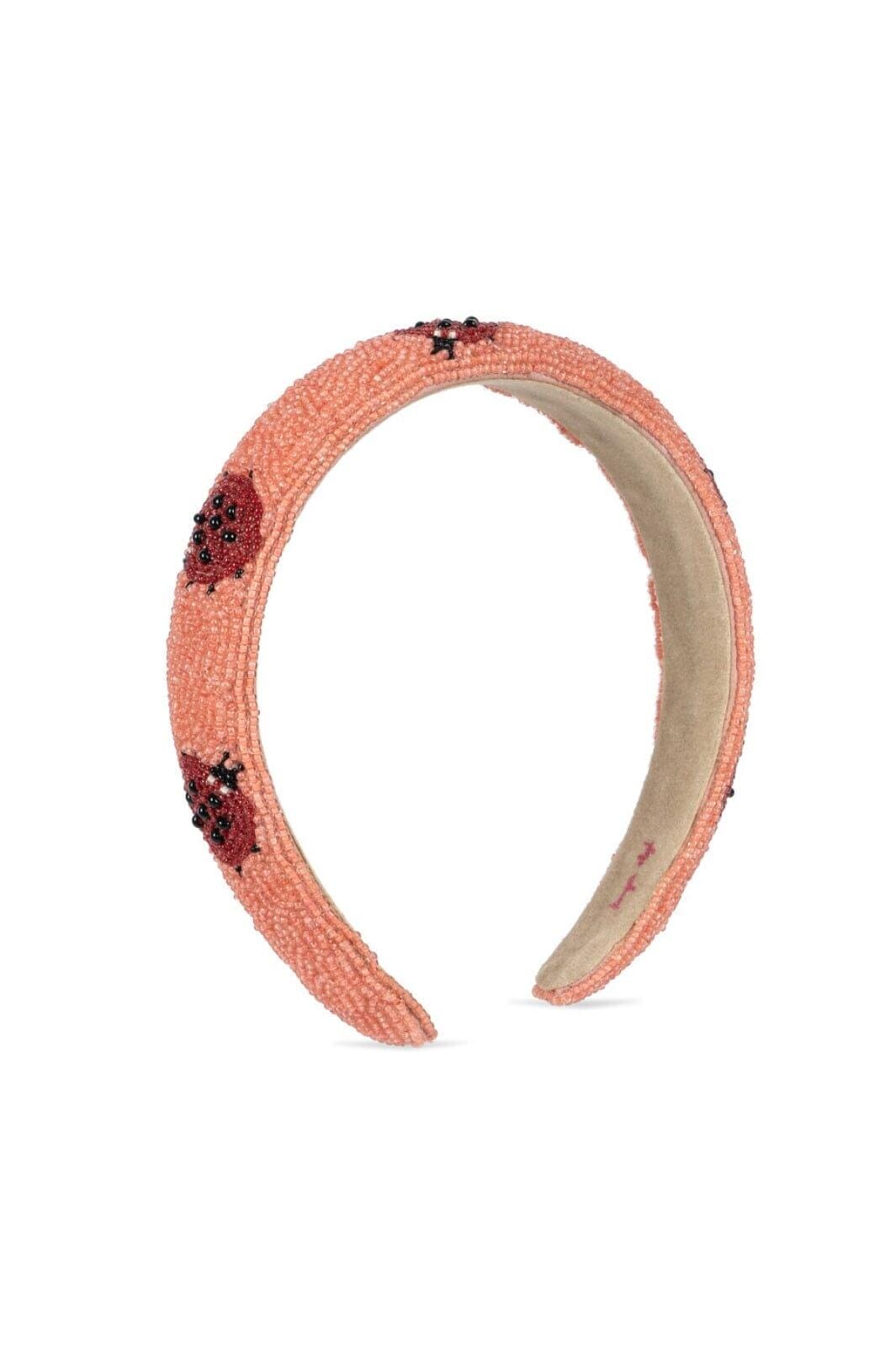Konges Sløjd - Beaded Hairbrace Ks104219 - Ladybug Hårbånd