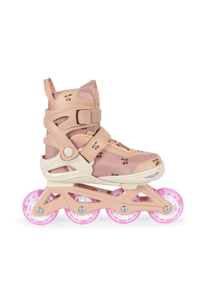 Konges Sløjd - Light Up Roller Skates Ks104417 - Cherry Blush Legetøj