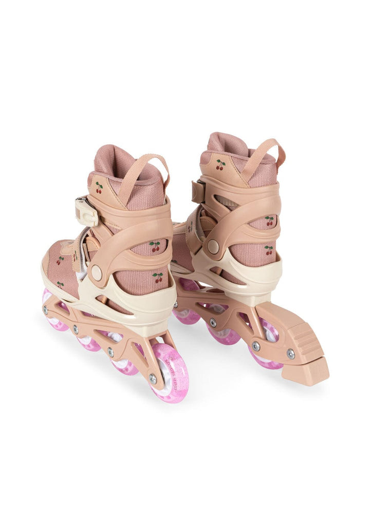 Konges Sløjd - Light Up Roller Skates Ks104417 - Cherry Blush Legetøj