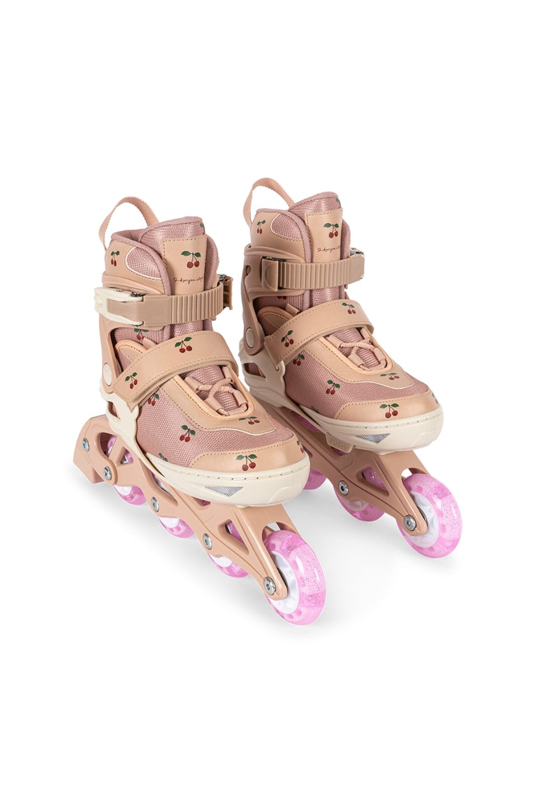 Konges Sløjd - Light Up Roller Skates Ks104417 - Cherry Blush Legetøj