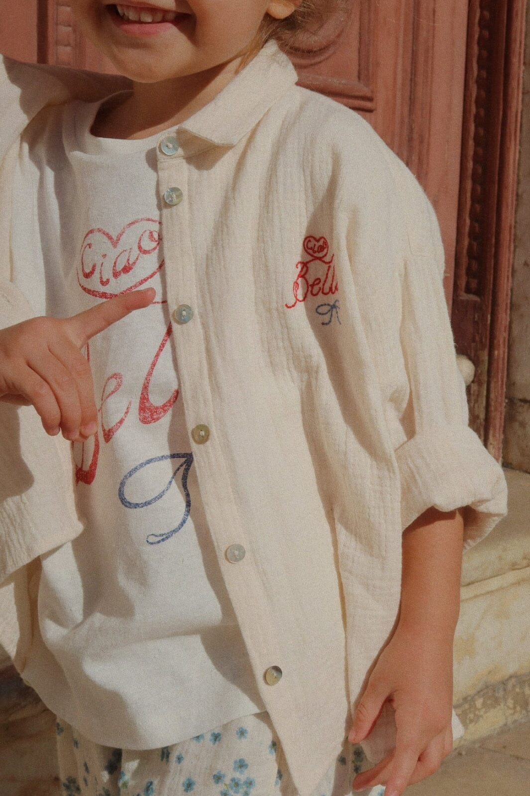 Konges Sløjd - Rhw X Ks Bella Shirt Gots Ks103591 - Mother Of Pearl