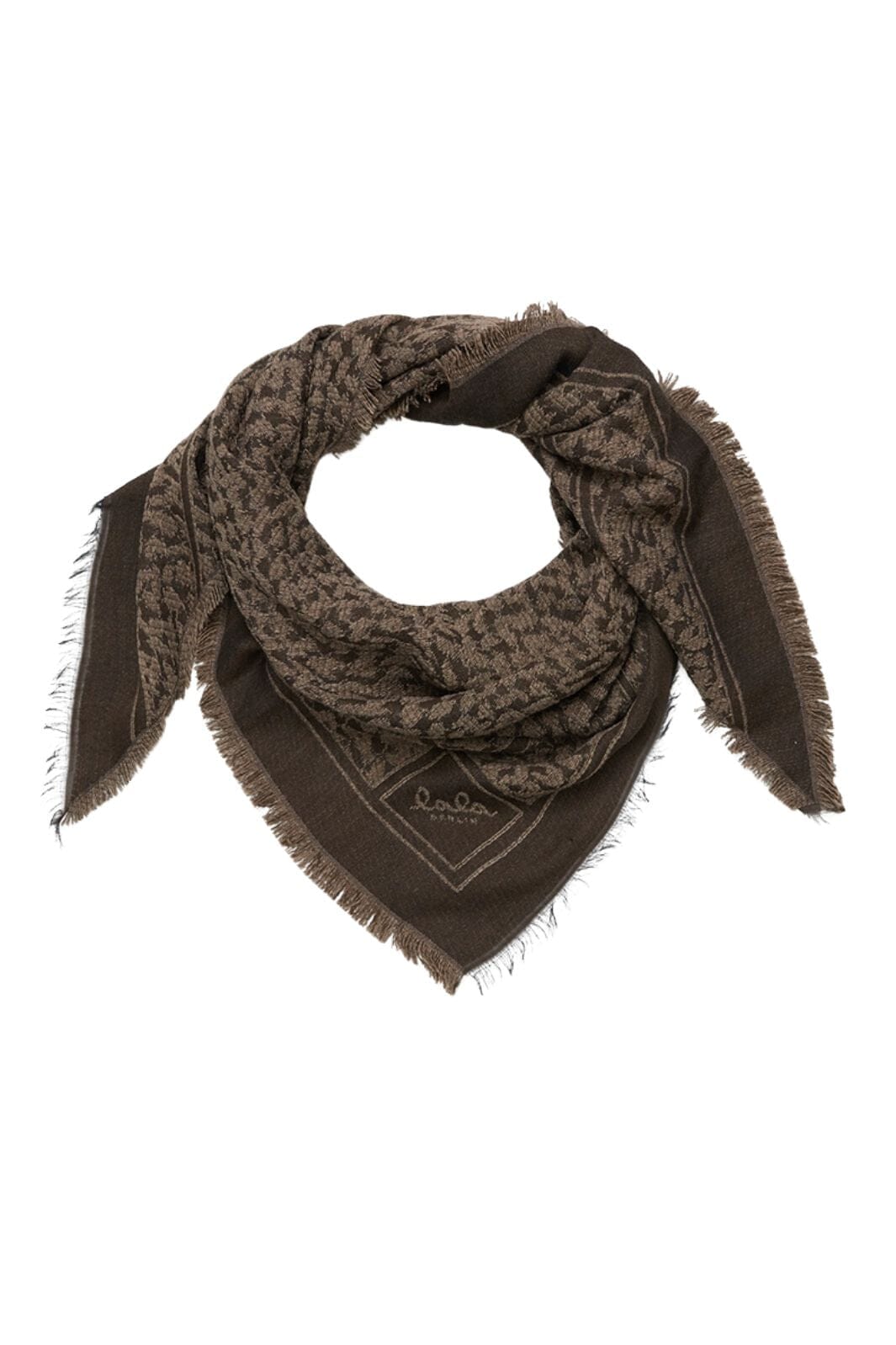 Lala Berlin - Triangle Annye 10017358 - Mud Tørklæder