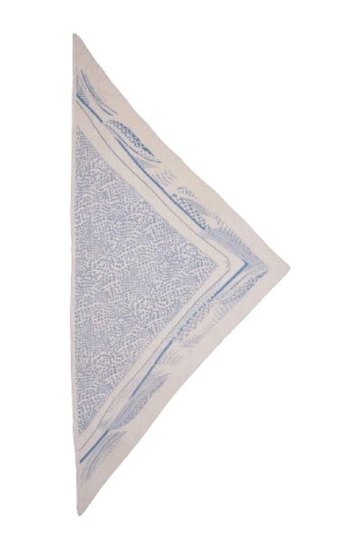 Lala Berlin - Triangle Heritage Swirl - sky marble swirl Tørklæder