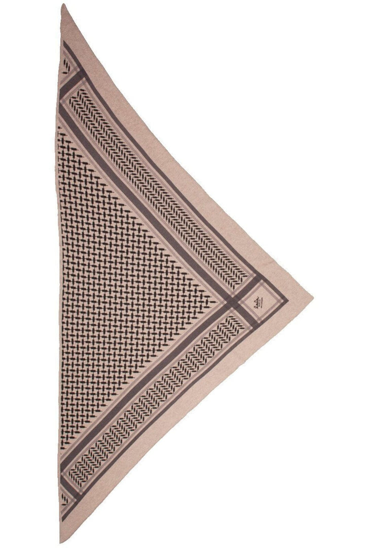 Lala Berlin - Triangle Trinity Classic M - Dune Beige Tørklæder