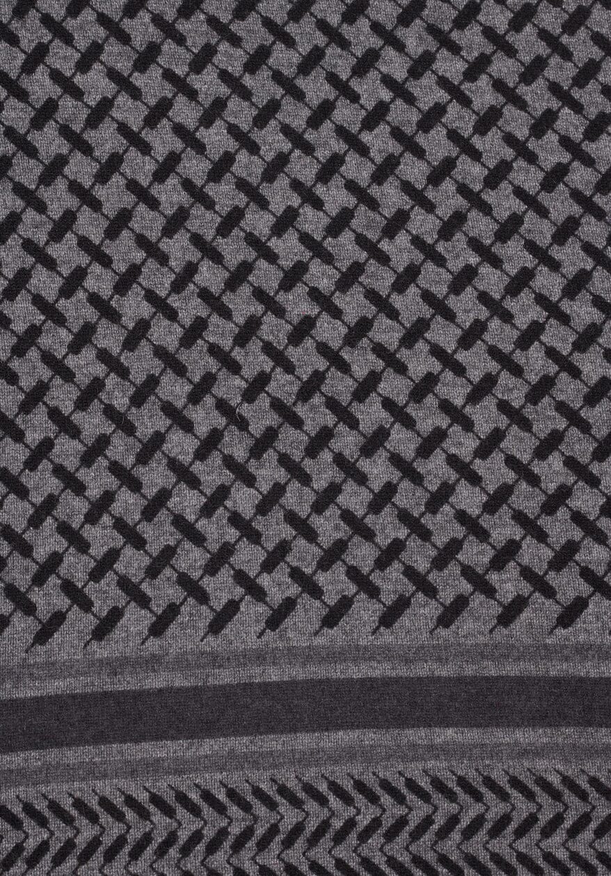 Lala Berlin - Triangle Trinity Classic M - Lubecca Dark grey melange Tørklæder