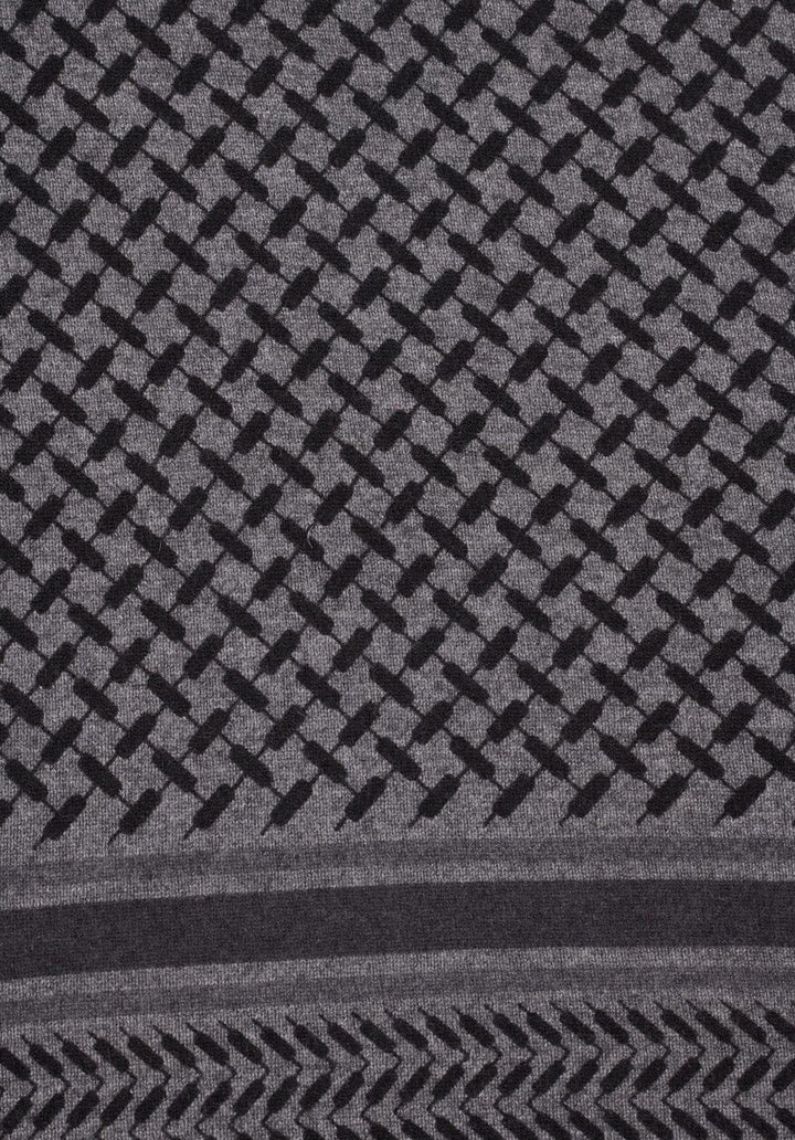 Lala Berlin - Triangle Trinity Classic M - Lubecca Dark grey melange Tørklæder