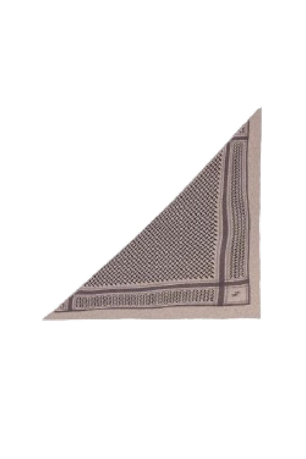 Lala Berlin - Triangle Trinity Classic XS - Stradivari Dark Brown Melange Tørklæder