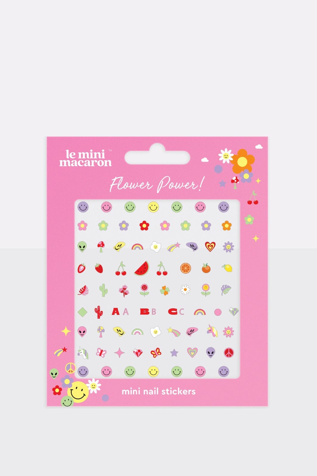 Le Mini Macaron - Mini Nail Stickers NA017 - Flower Power