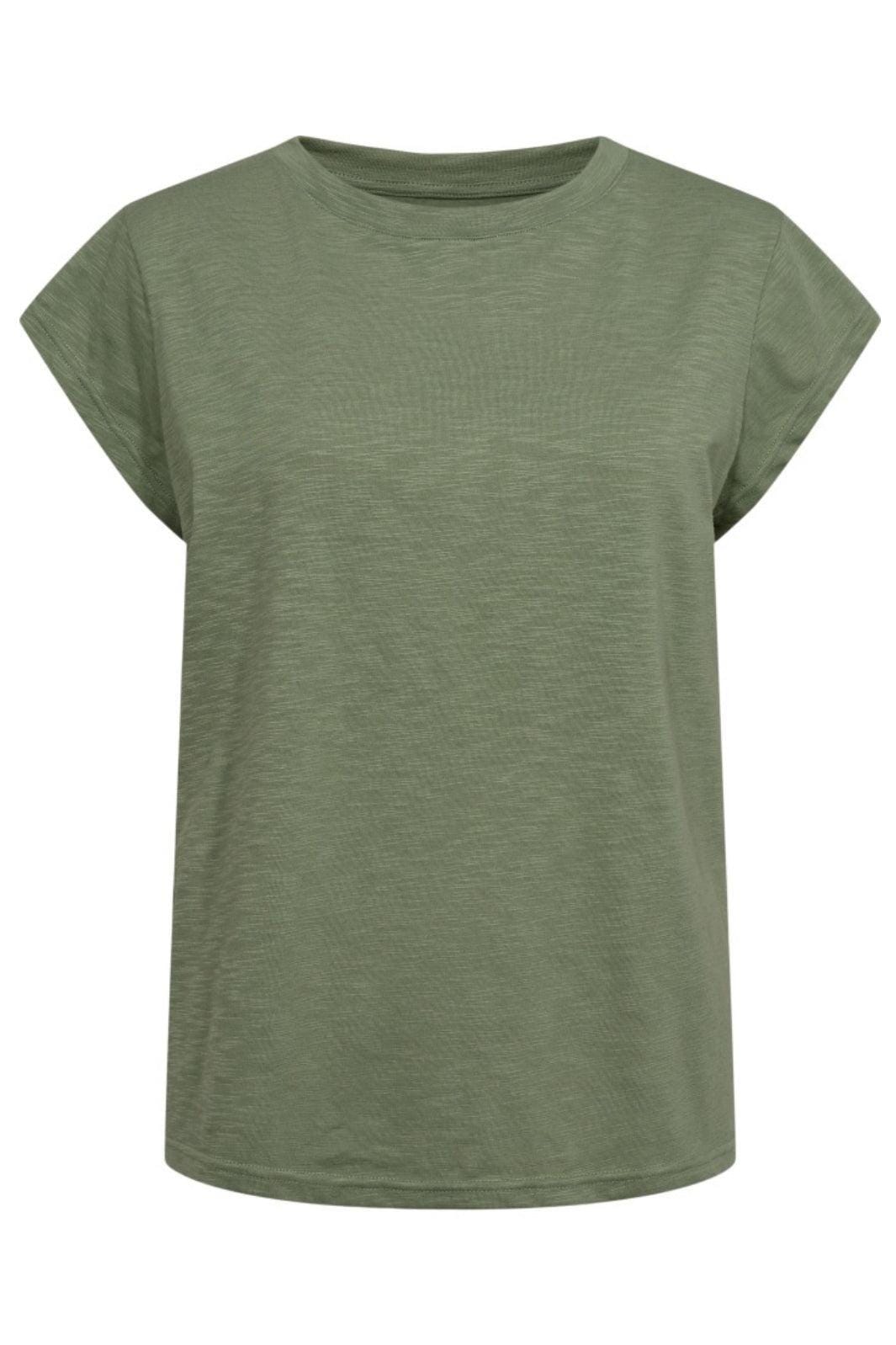 Liberte - Ulla-Tshirt - Dusty Ligth Army Kjoler