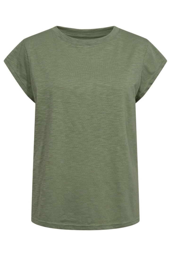 Liberte - Ulla-Tshirt - Dusty Ligth Army Kjoler