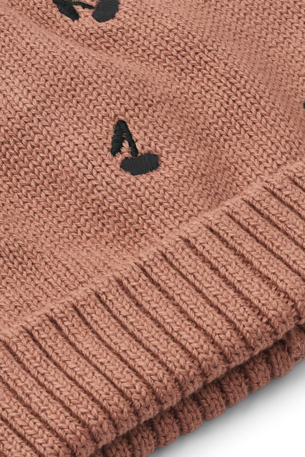 Liewood - Aster Beanie - Cherries / Dark rosetta Huer