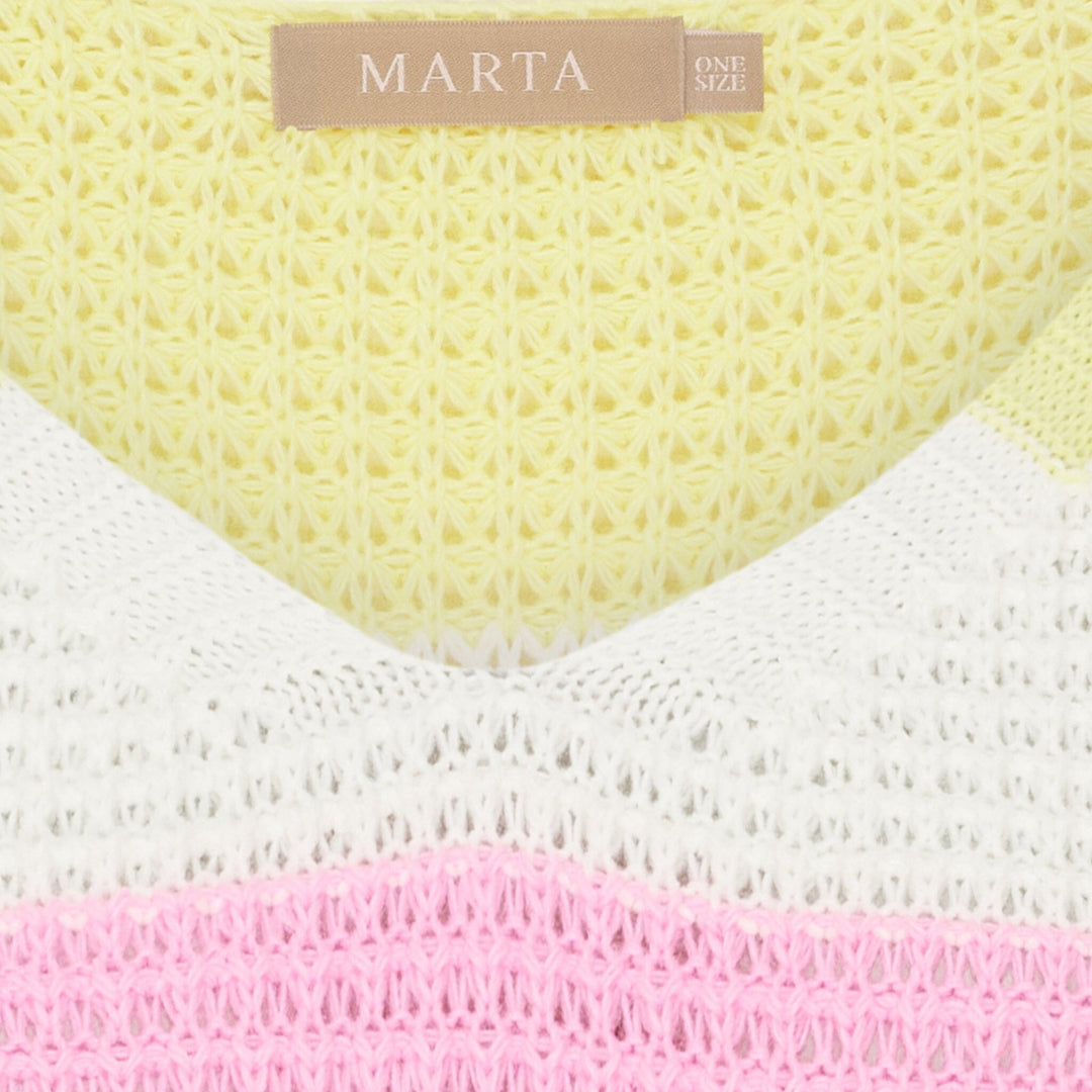 Marta Du Chateau - Mdcadela Knit 8075 - Giallo Strikbluser