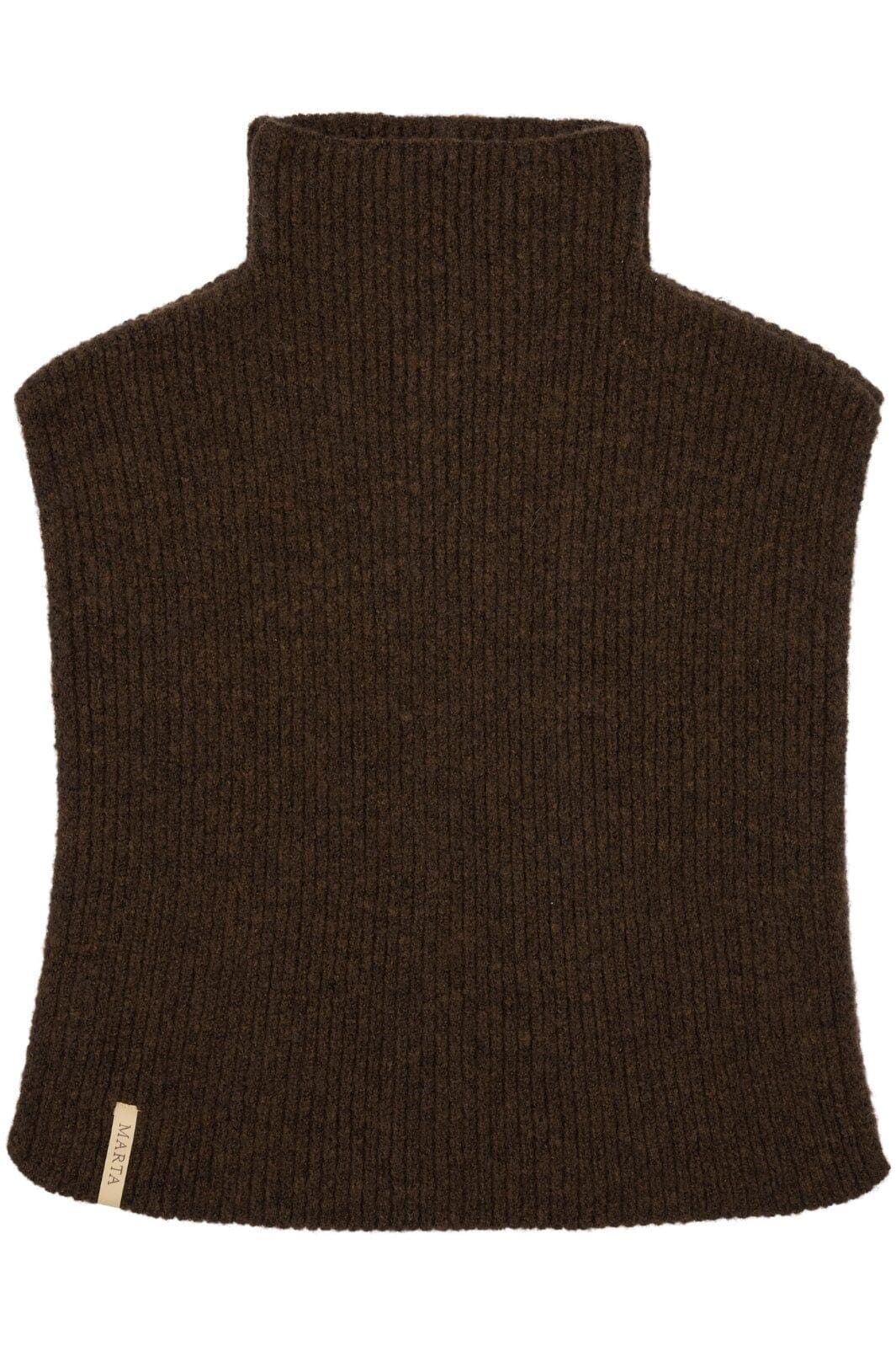 Marta Du Chateau - Mdcoline Scarf FMSW4797 - Brown Tørklæder