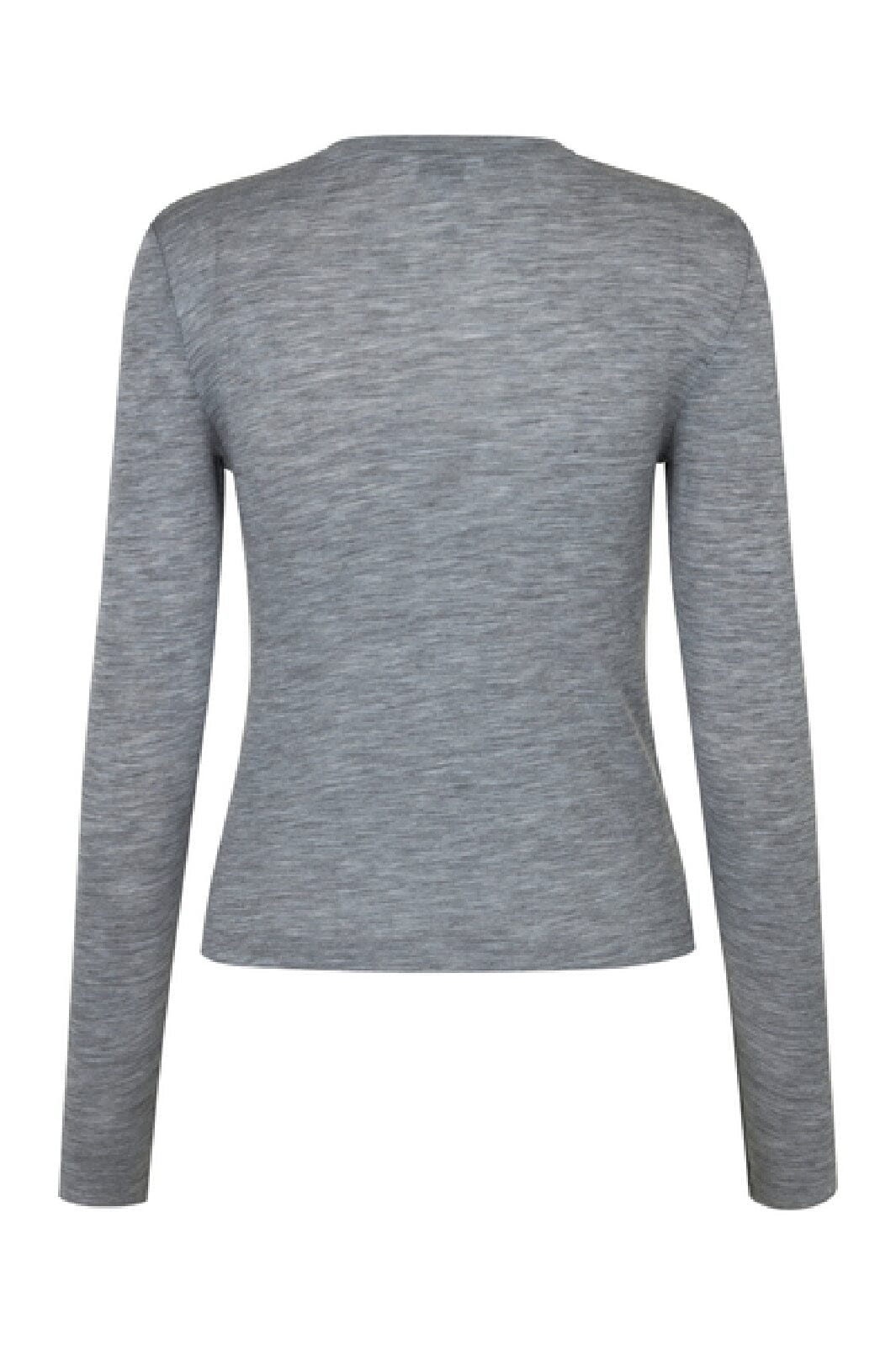 Mbym - Christina-M - H50 Medium Grey Melange Bluser