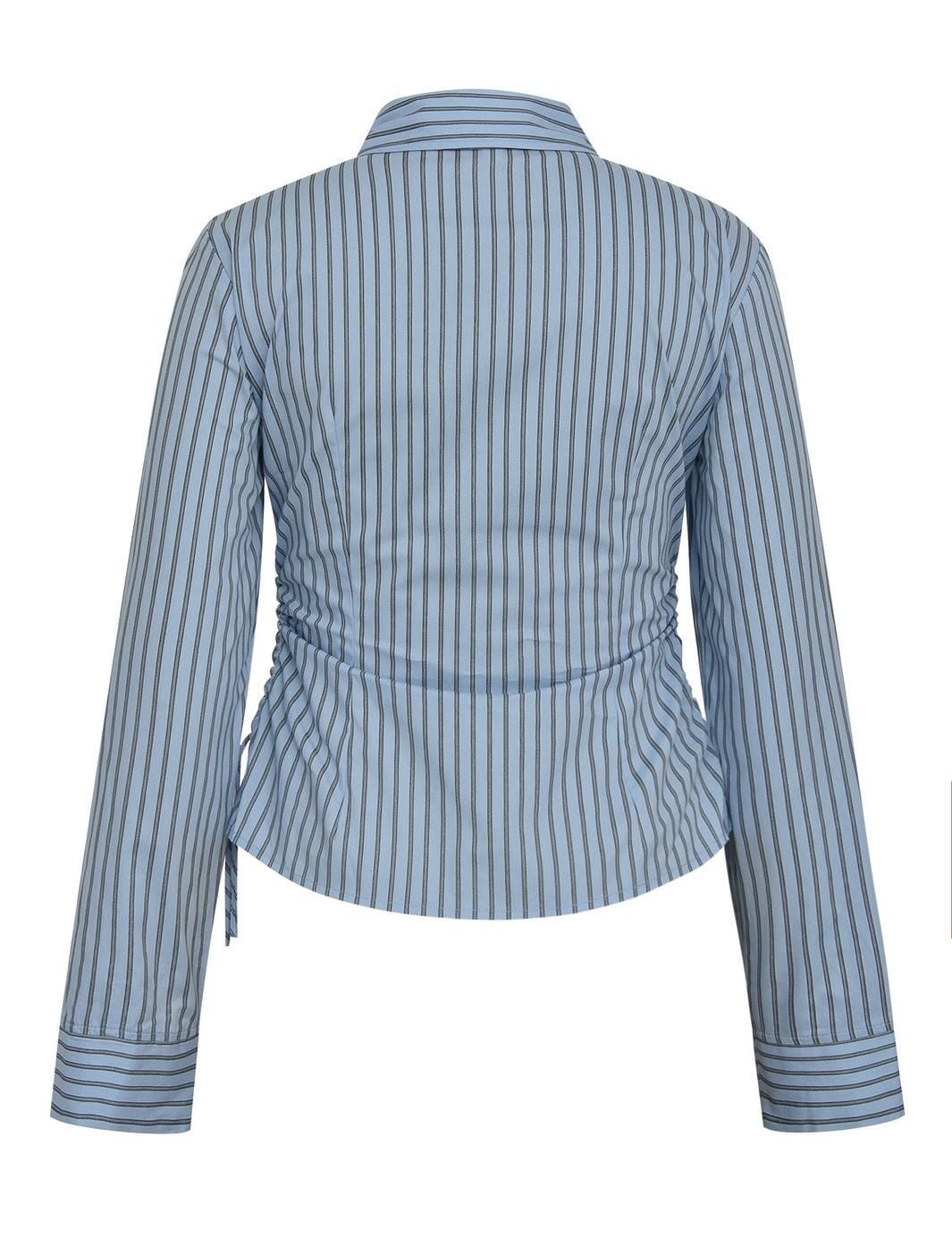 Forudbestilling - MbyM - Nura-M 63700919 - U60 - Light Blue Stripe Skjorter