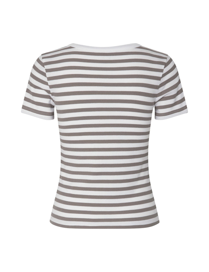 MbyM - Otis-M - P98 White Cinder Stripe T-shirts