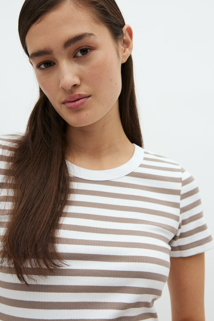 MbyM - Otis-M - P98 White Cinder Stripe T-shirts